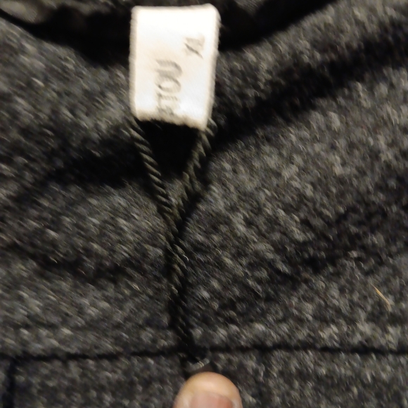 Chouyatou Women's Casual Plaid A-Line Wool Pleated Short Skirt Charcoal - Picture 7 of 8